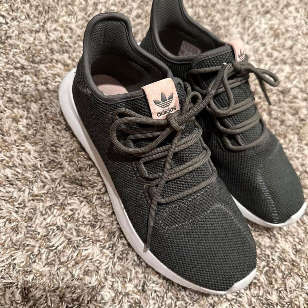Adidas-originals Women's Grey and Green Trainers - Picture 2 of 5
